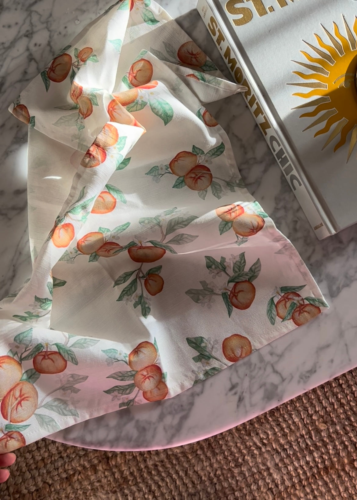 Mandarin Tea Towel