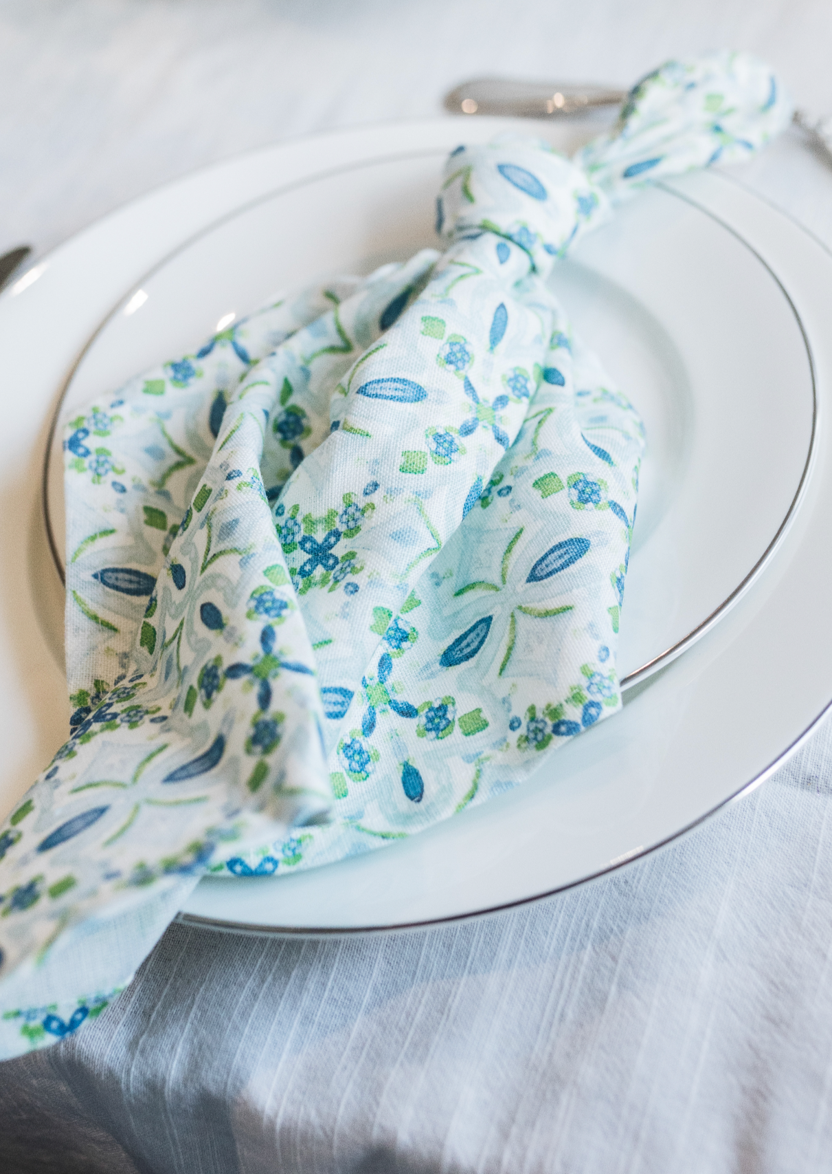Tremezzo Tile Napkins - Set of 4