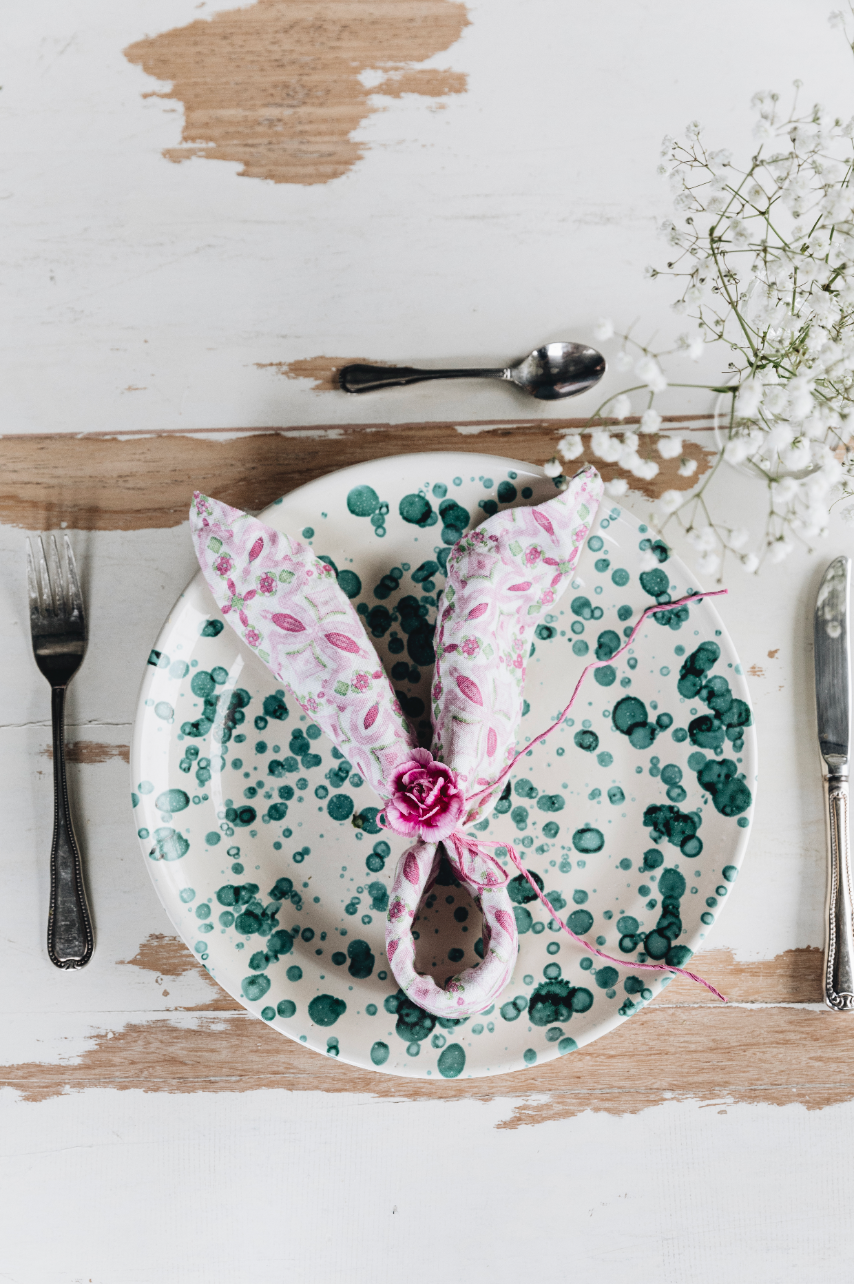 Ravello Tile Organic Linen Napkins - Set of 4
