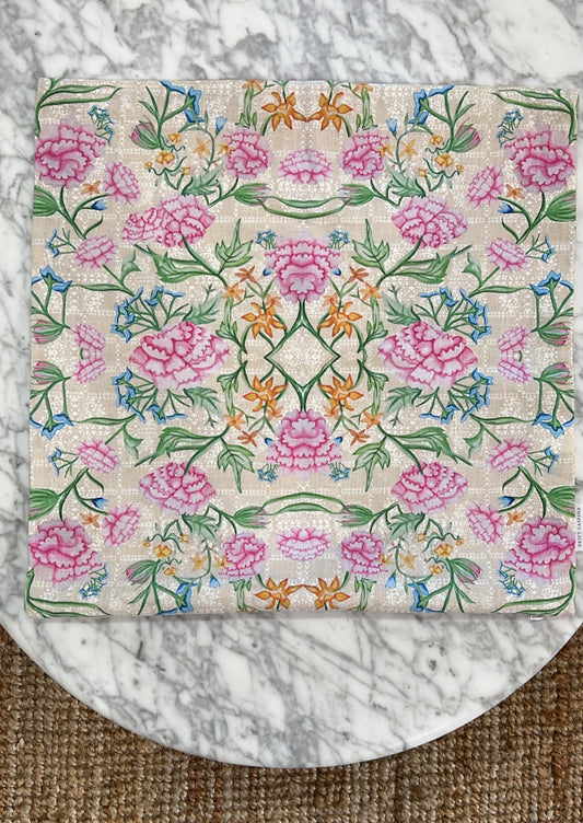Pink Linen Cushion 45cm